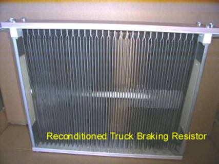 Off-highway truck braking resistor reconditioned by ATS 